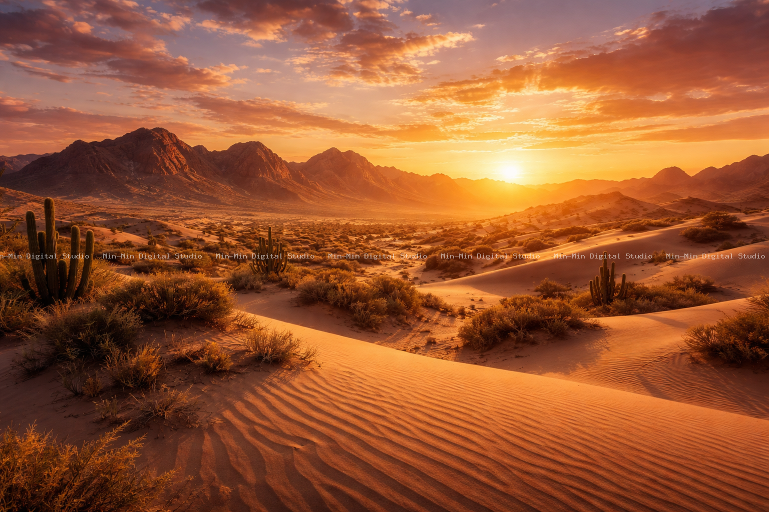 Golden Hour Desert 1