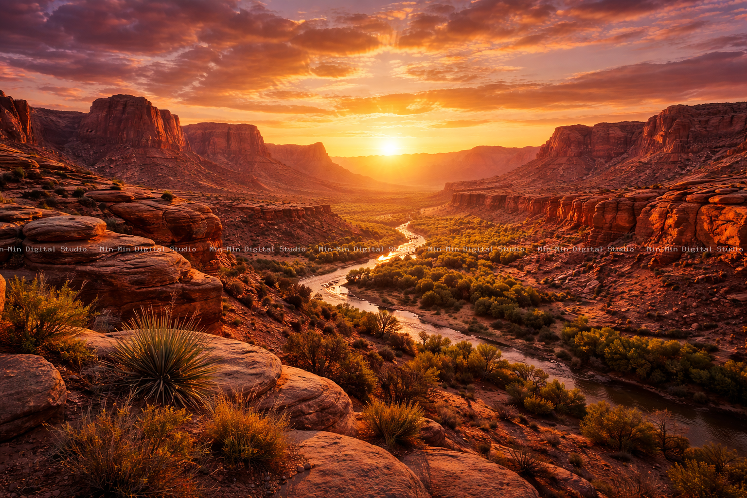 Golden Hour Desert 2