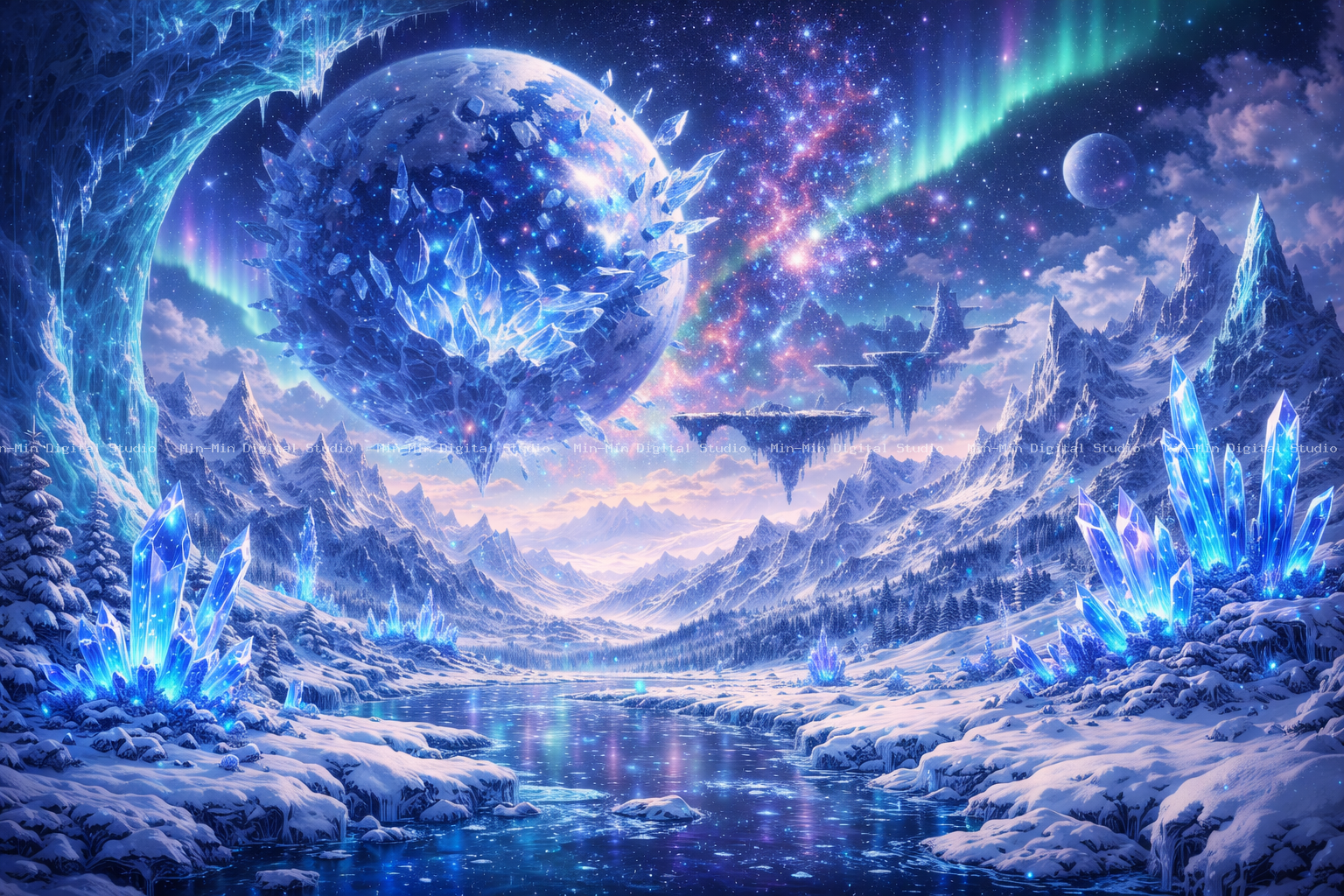 Frozen Aurora Peaks 4