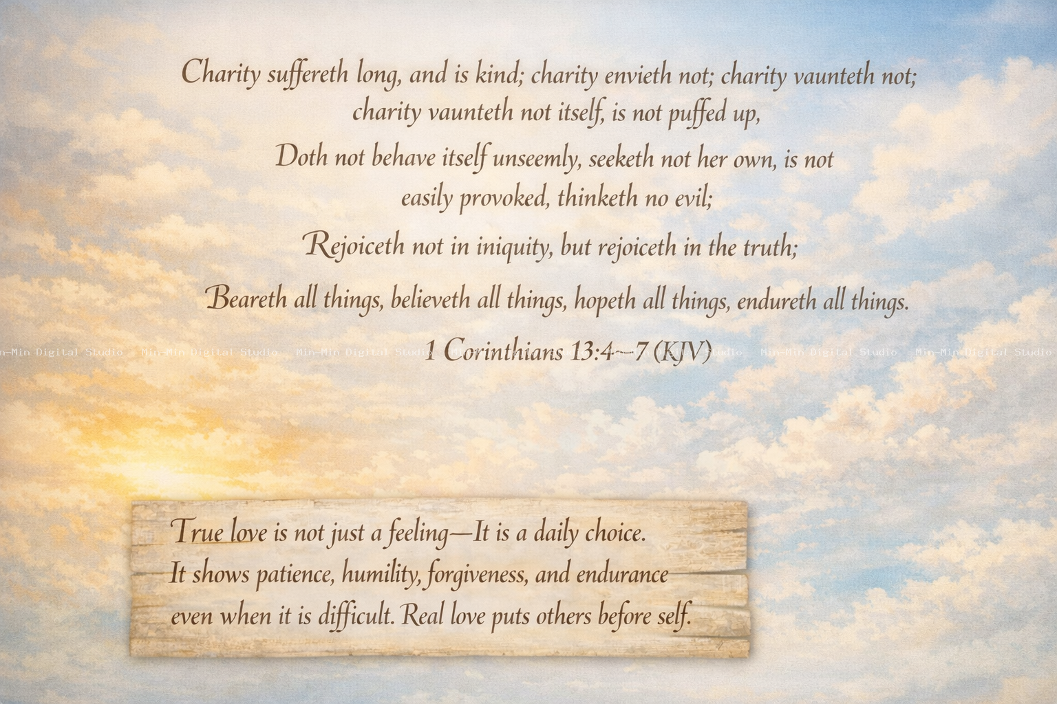 1 Corinthians 13:4–7
