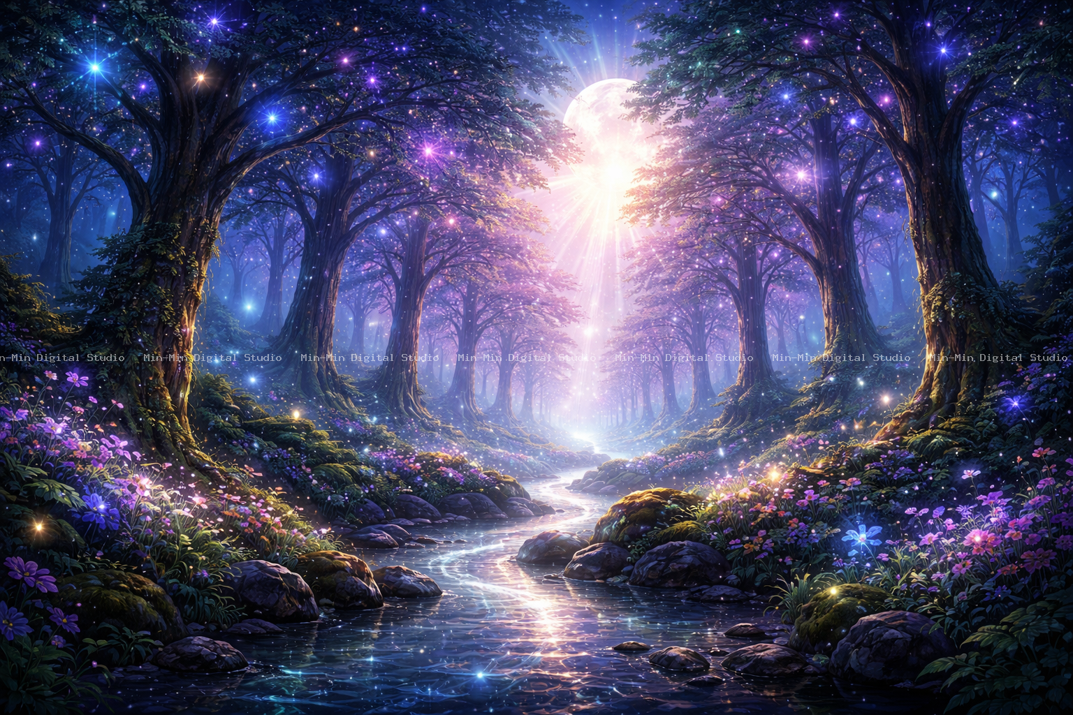 Celestial Forest Light 1