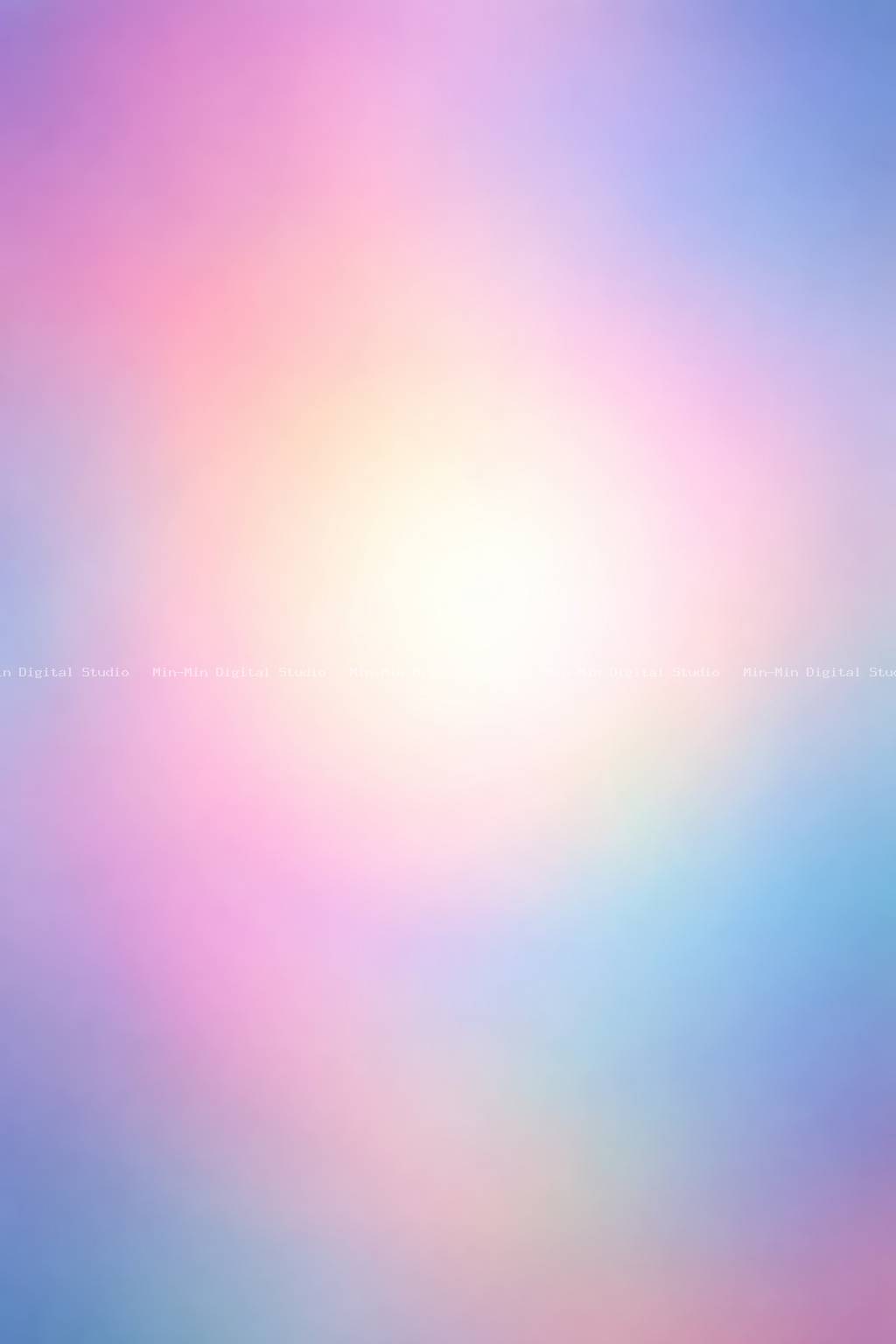 Soft pastel gradient - bright center, darker edges