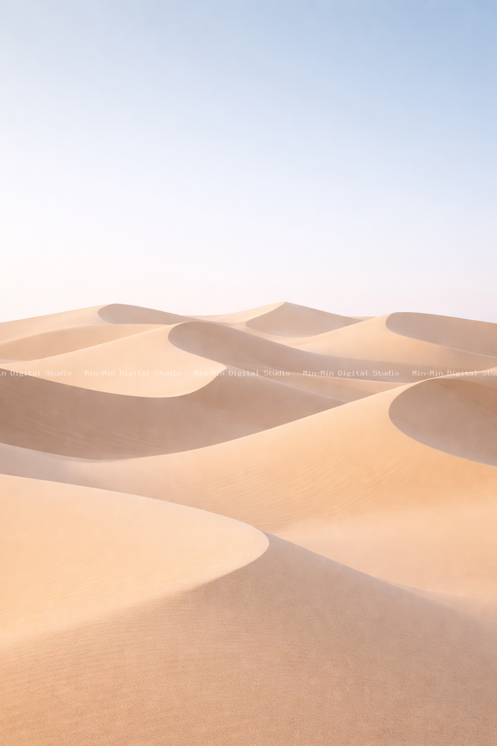 Desert dunes - simple shapes only